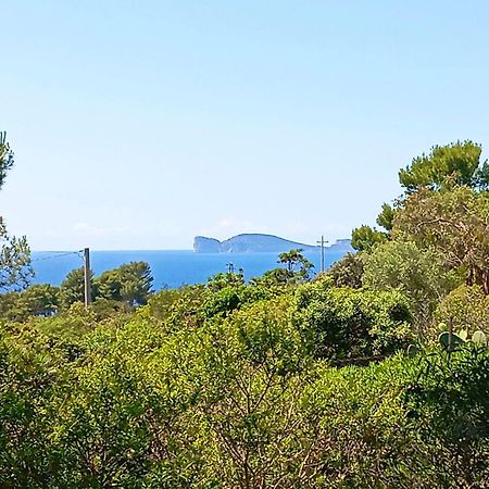 Alghero Villa Barranch With Sea View Swimming Pool For 6 People Bagian luar foto