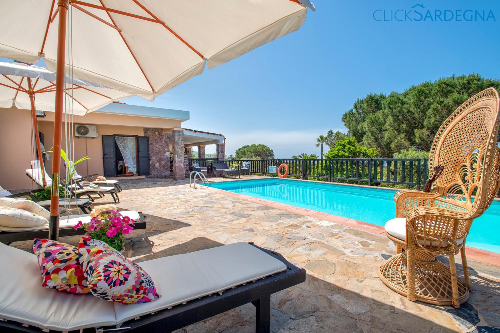 Alghero Villa Barranch With Sea View Swimming Pool For 6 People Bagian luar foto