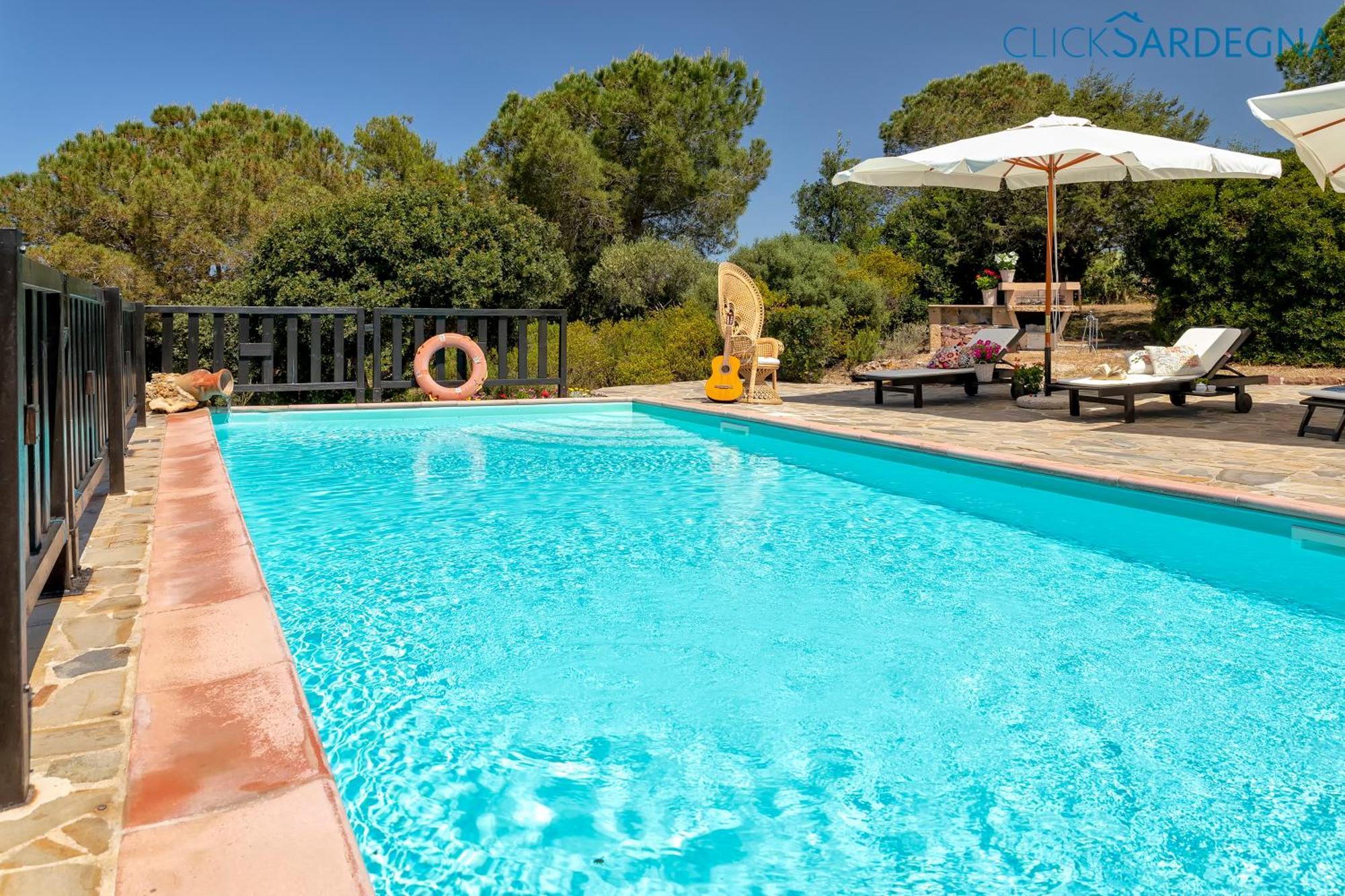 Alghero Villa Barranch With Sea View Swimming Pool For 6 People Bagian luar foto