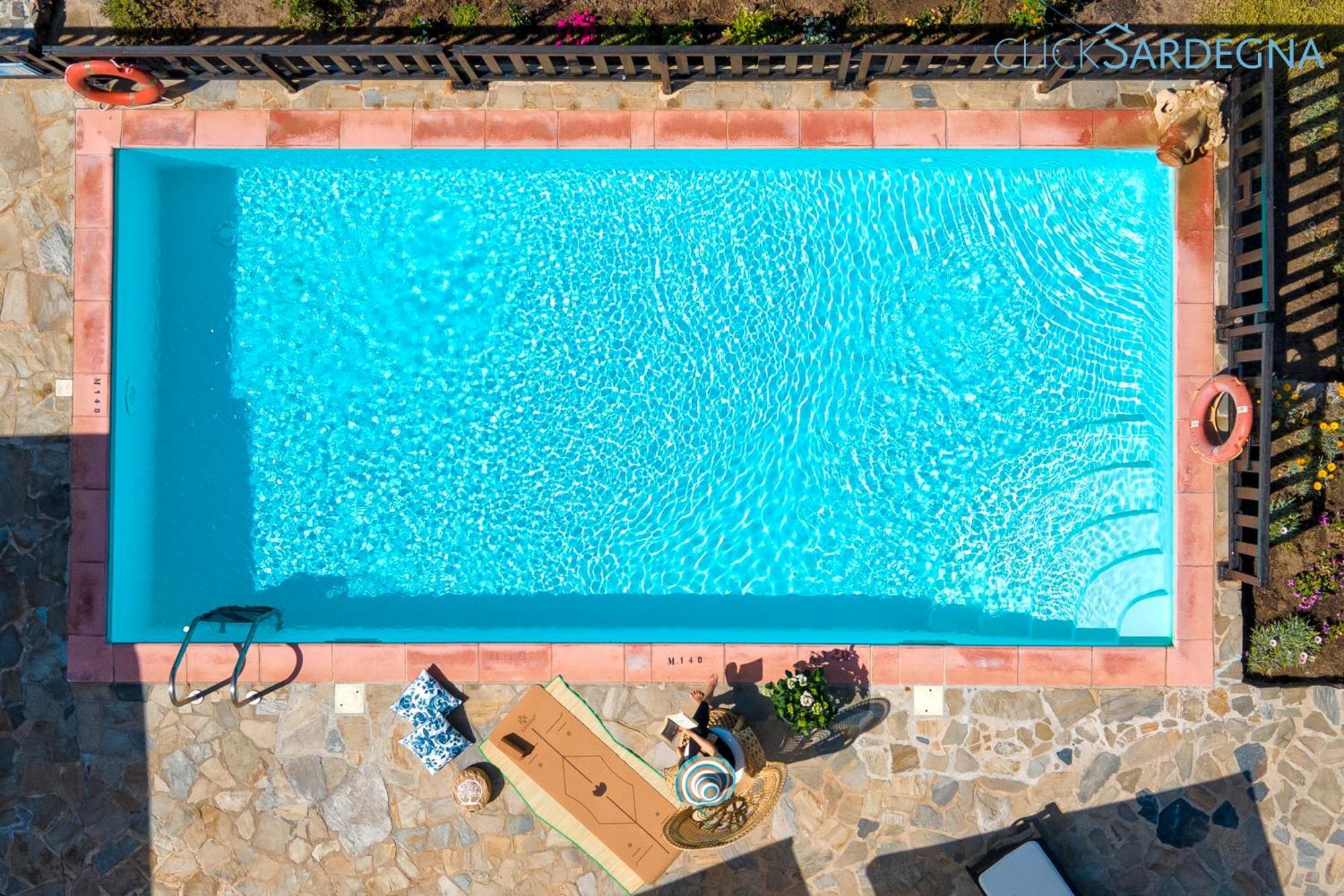 Alghero Villa Barranch With Sea View Swimming Pool For 6 People Bagian luar foto