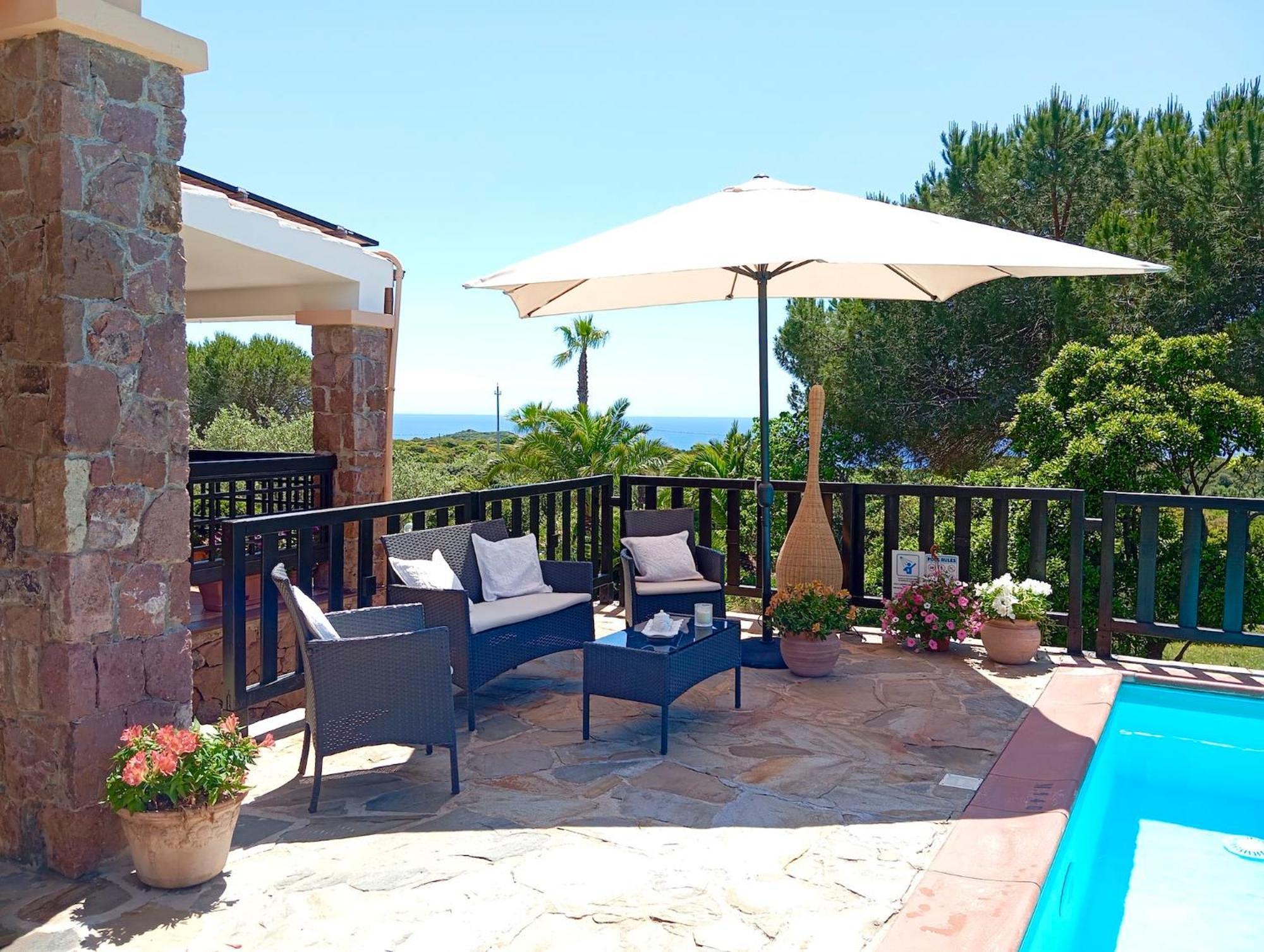 Alghero Villa Barranch With Sea View Swimming Pool For 6 People Bagian luar foto