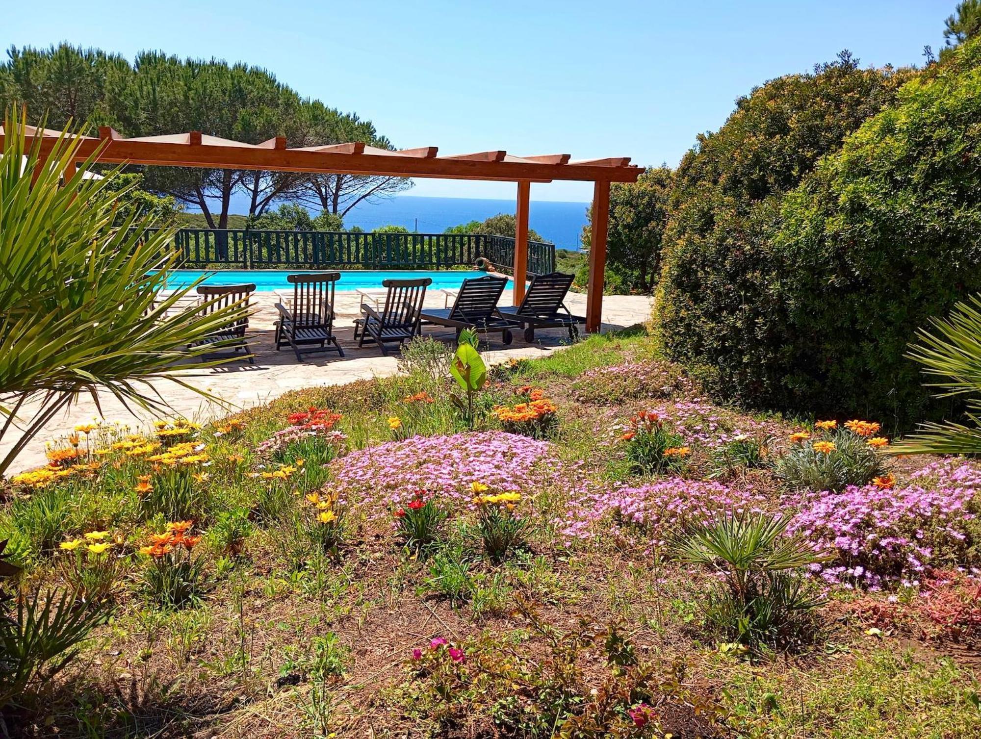 Alghero Villa Barranch With Sea View Swimming Pool For 6 People Bagian luar foto